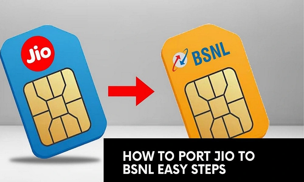 how to port jio to bsnl easy