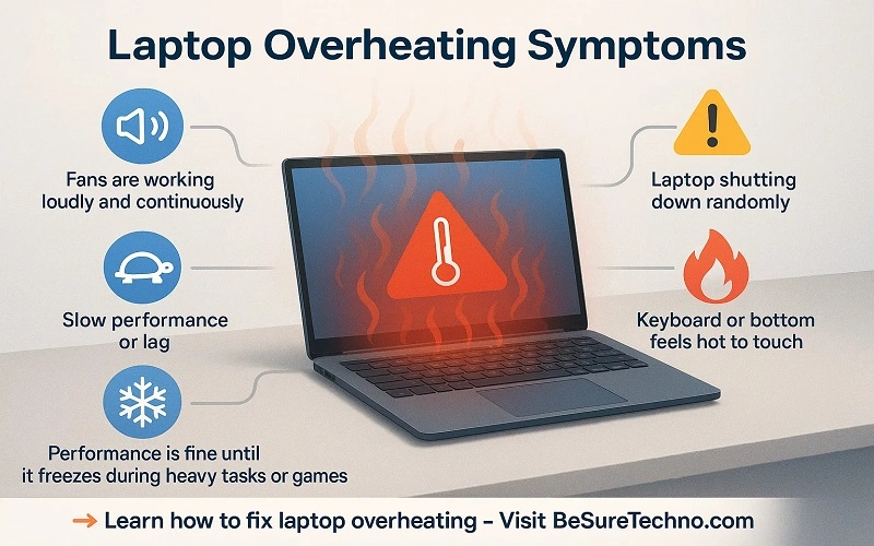 laptop overheating symptoms
