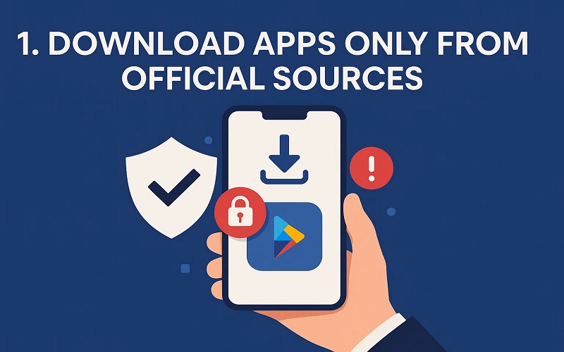 Download Apps Only from Official Sources