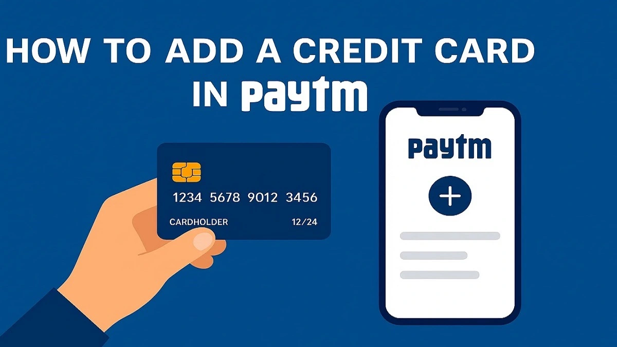 How to add credit card in paytm