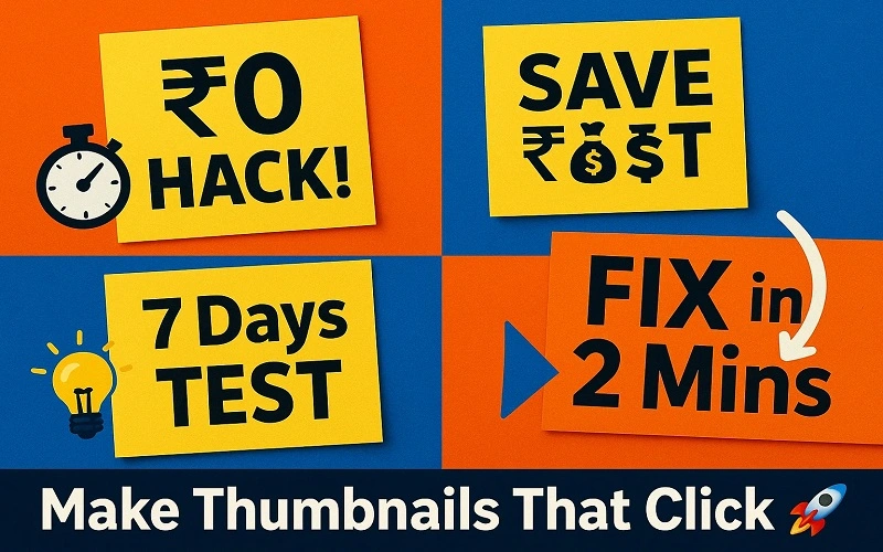 Package Create a title and thumbnail that will get clicks