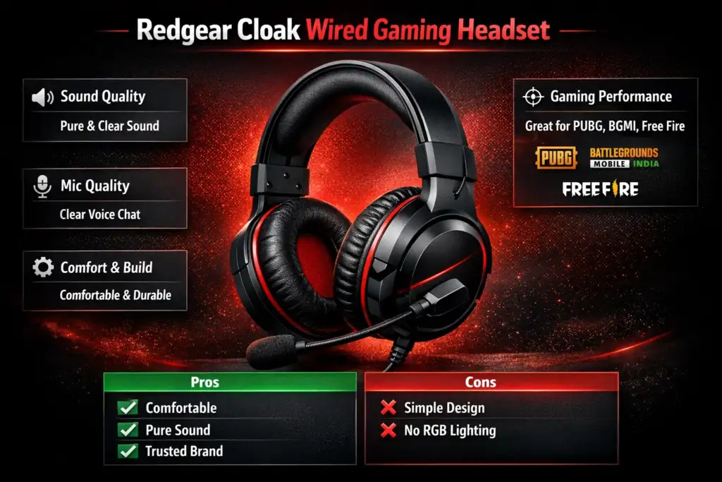 redgear cloak wired gaming headset