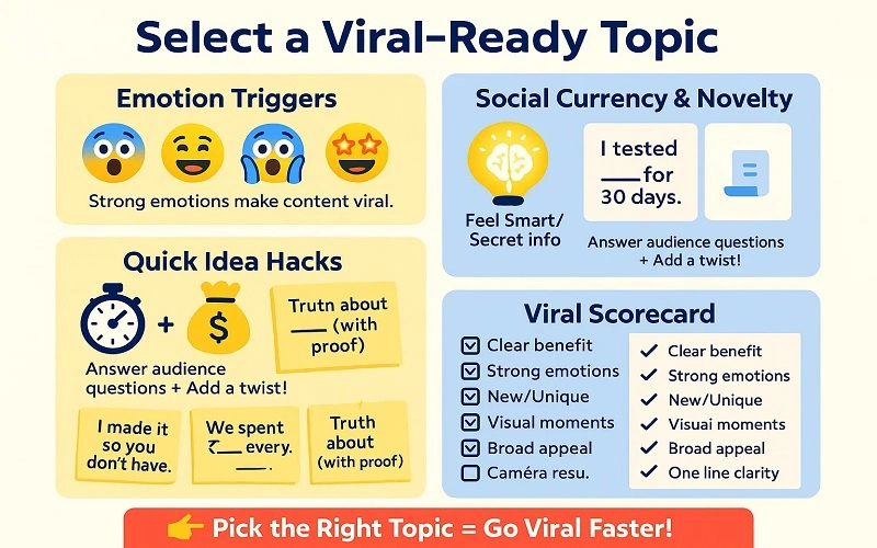 select viral ready topic