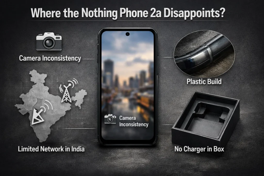 where the nothing phone 2a disppoints where the nothing phone 2a disppoints