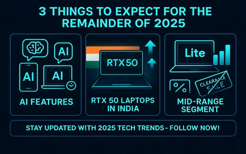 3 things to except for the remainder of 2025