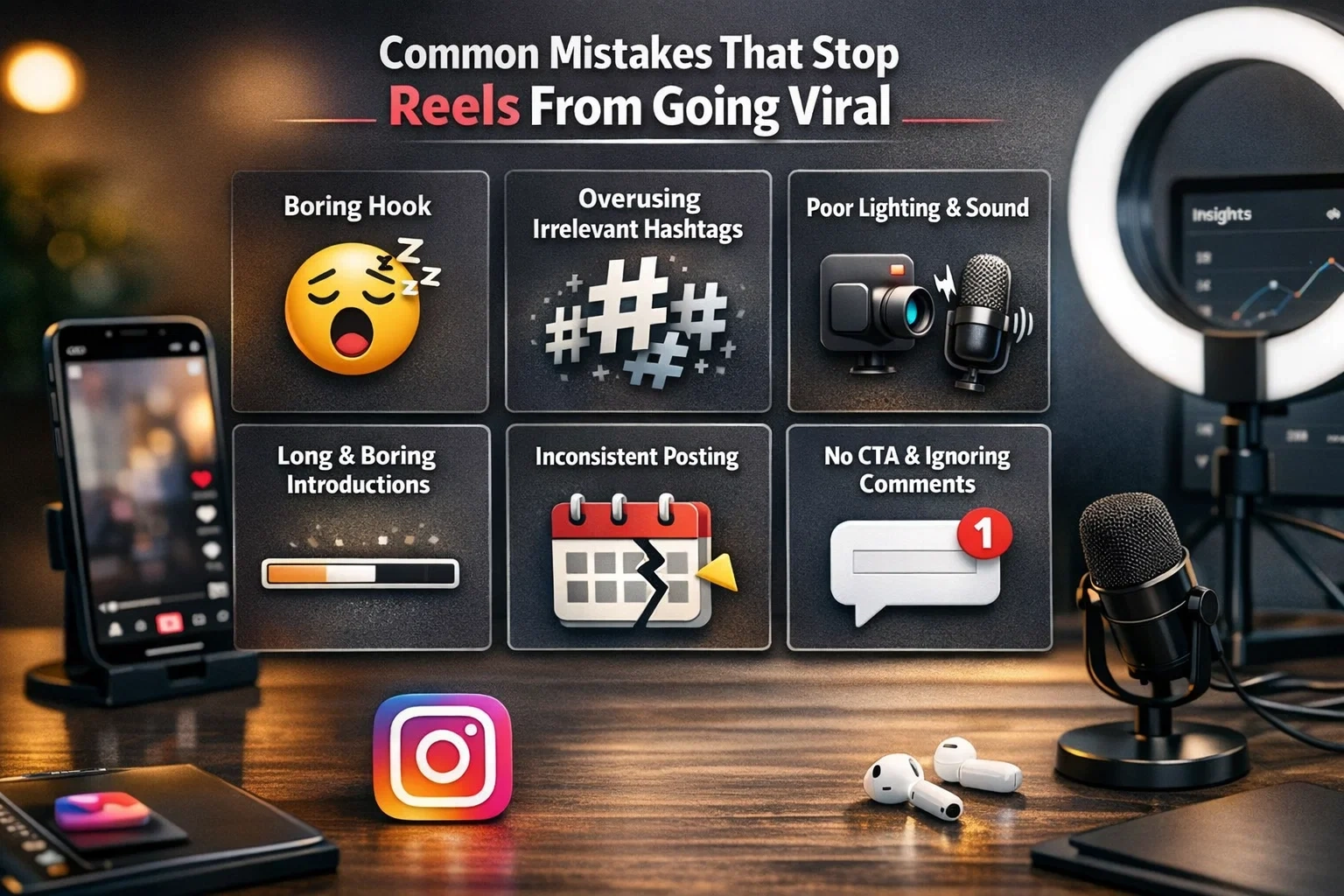Common Mistakes That Stop Reels From Going Viral