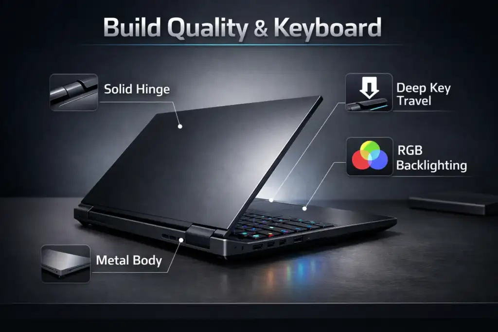 build quality and keyboard