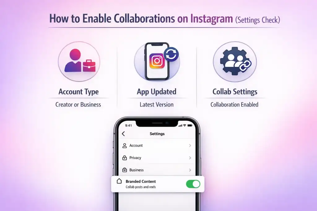 How to Enable Collaborations on Instagram (Settings Check)