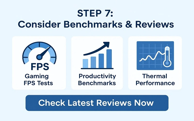 consider benchmarks and review