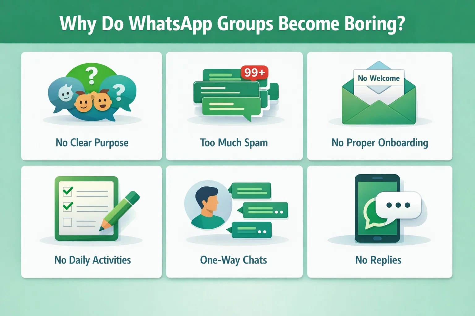 Why Do WhatsApp Groups Become Boring