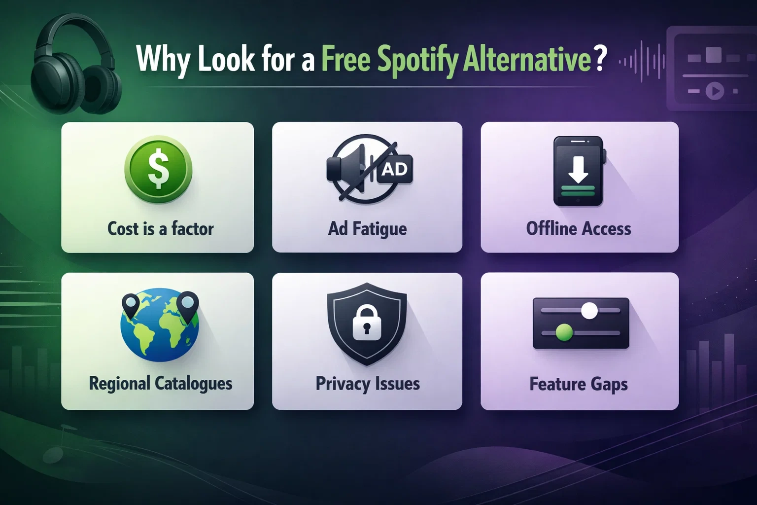Why Look for a Free Spotify Alternative