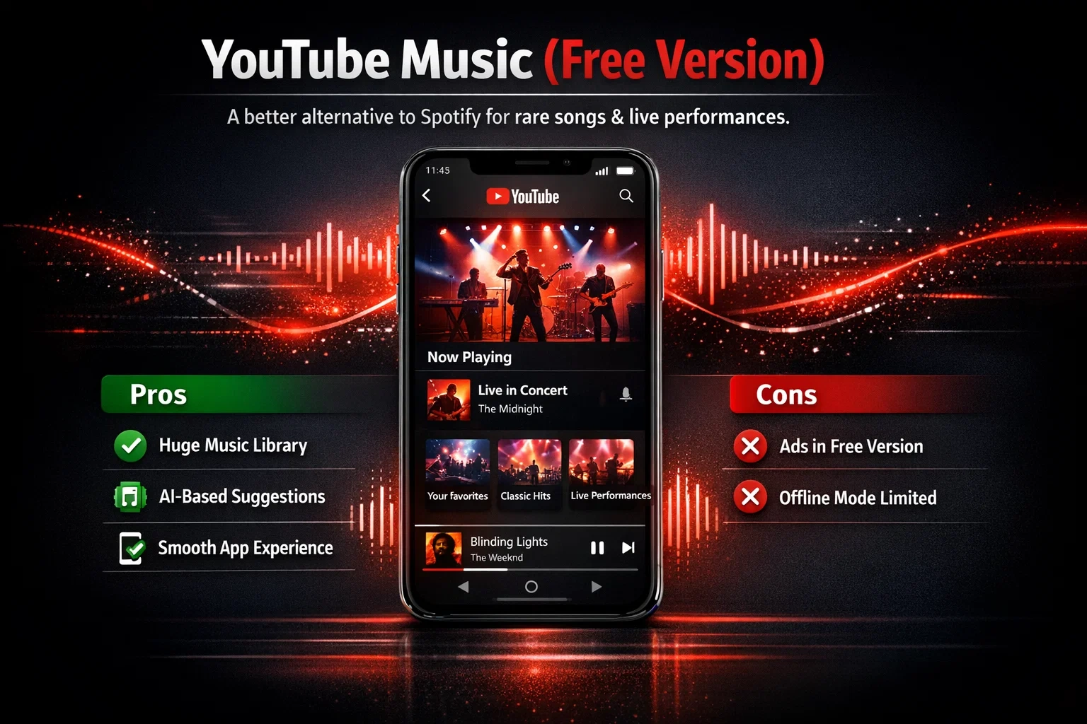 Youtube music free version