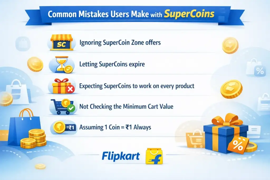 common mistakes user make with supercoins