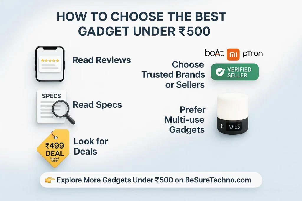 how to choose the best gadget under 500