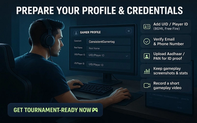 prepare your profile and credential