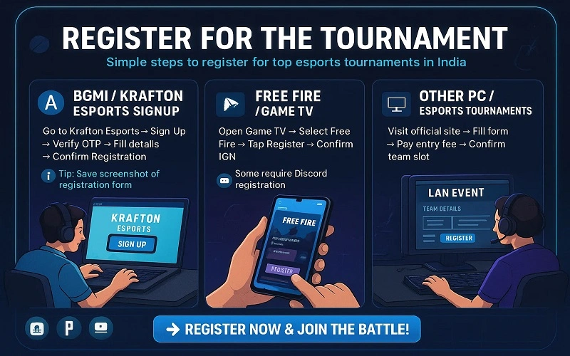 register for tournament