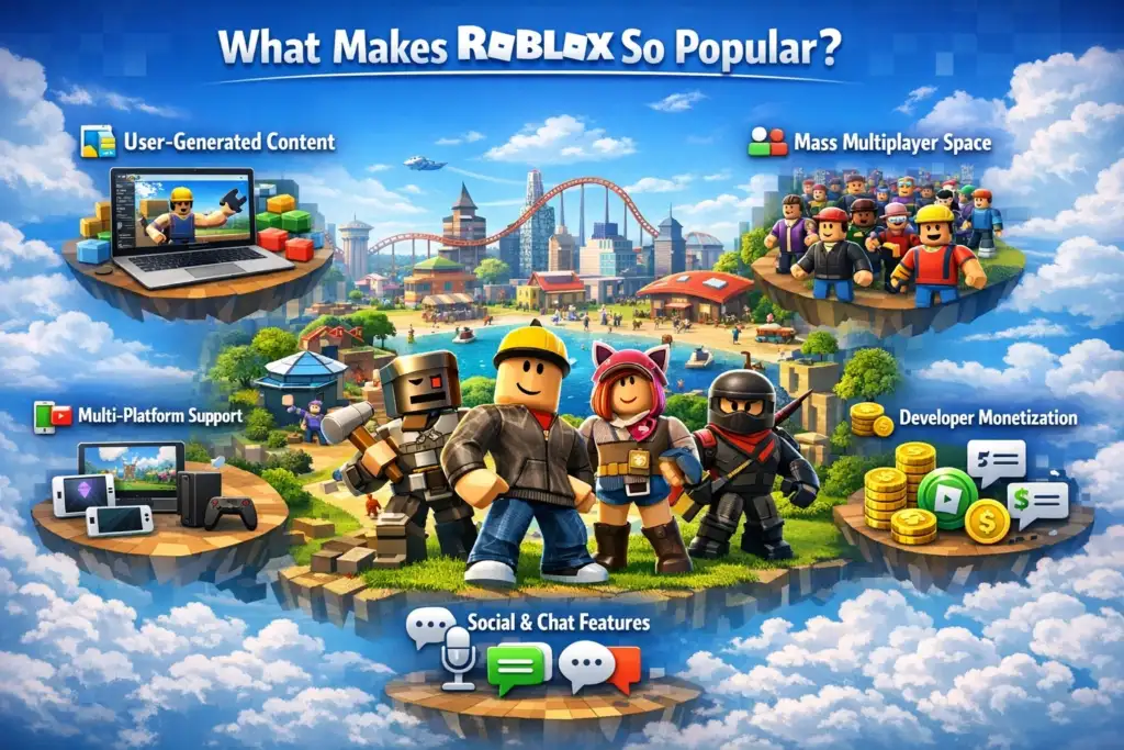 what makes roblox so popular