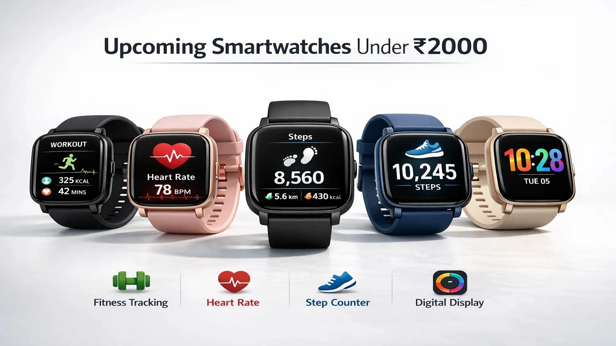Upcoming Smartwatches Under 2000