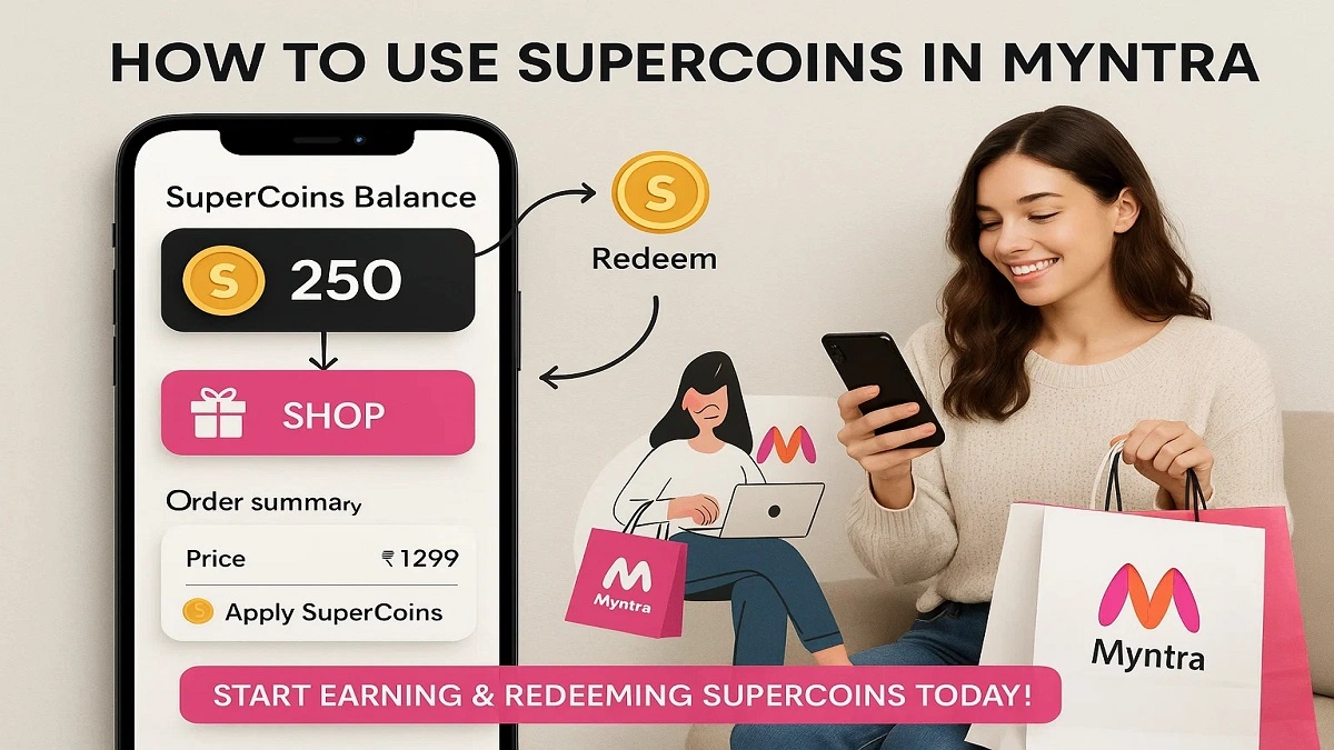 how to use supercoins in myntra