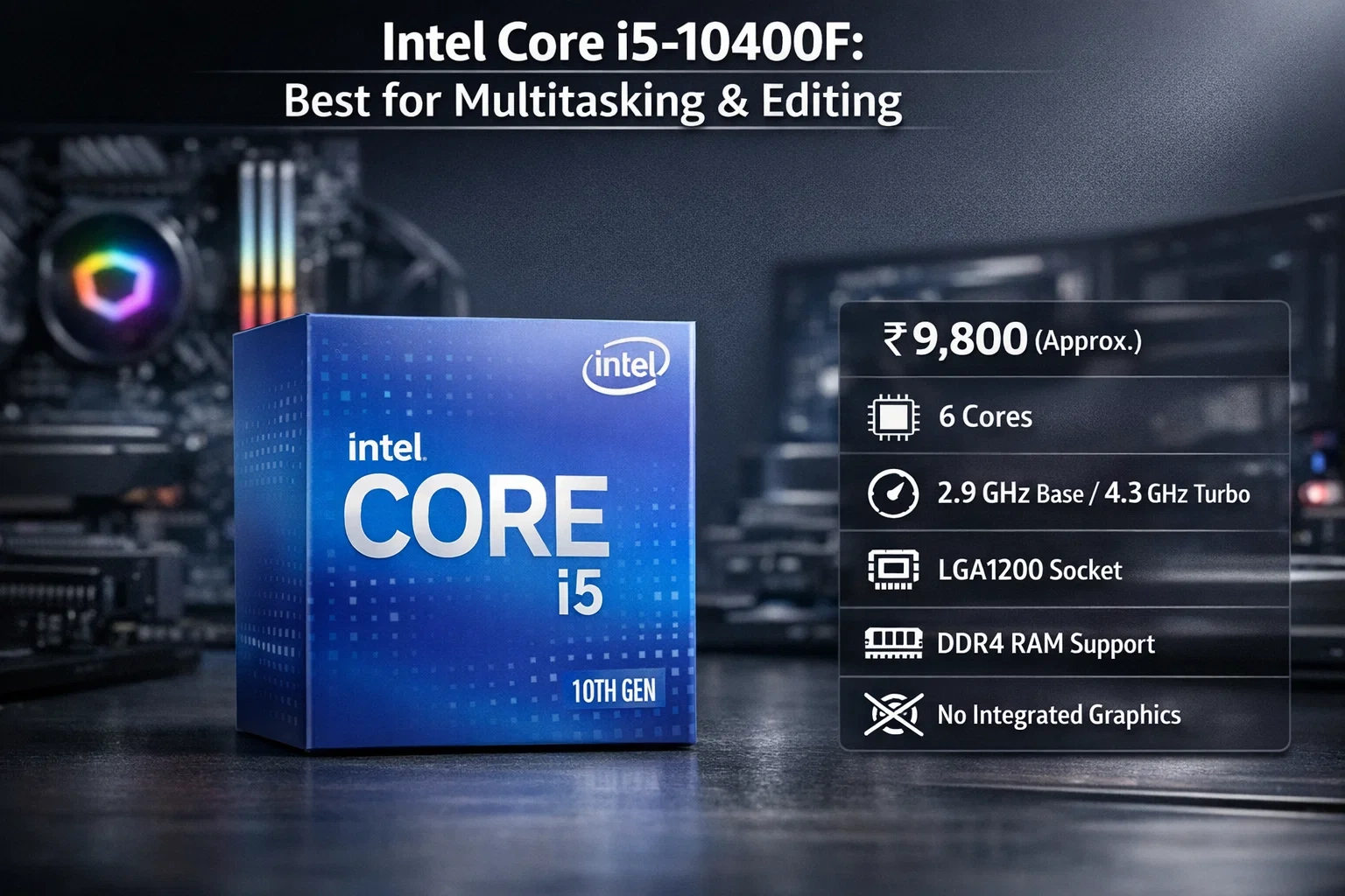 intel core i5-10400f