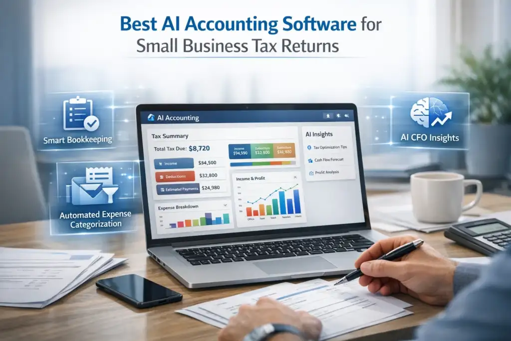 Best AI Accounting Software for Small Business Tax Returns