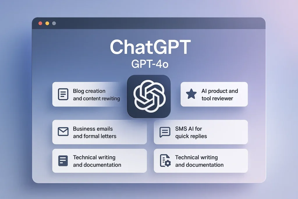 ChatGPT GPT‑4o ChatGPT GPT‑4o