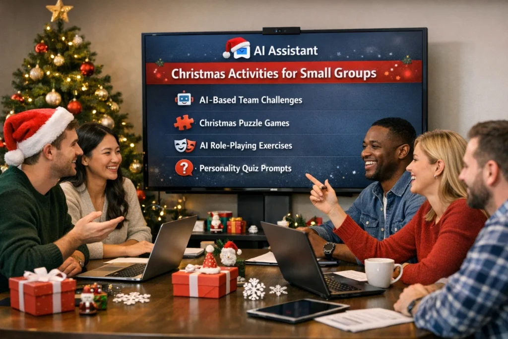 Christmas activities for teamwork for small groups