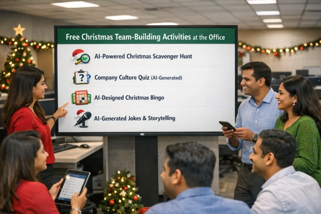Free Christmas Team-Building Activities at the Office
