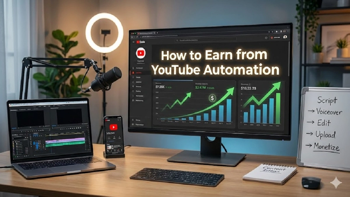 How to Earn from YouTube Automation
