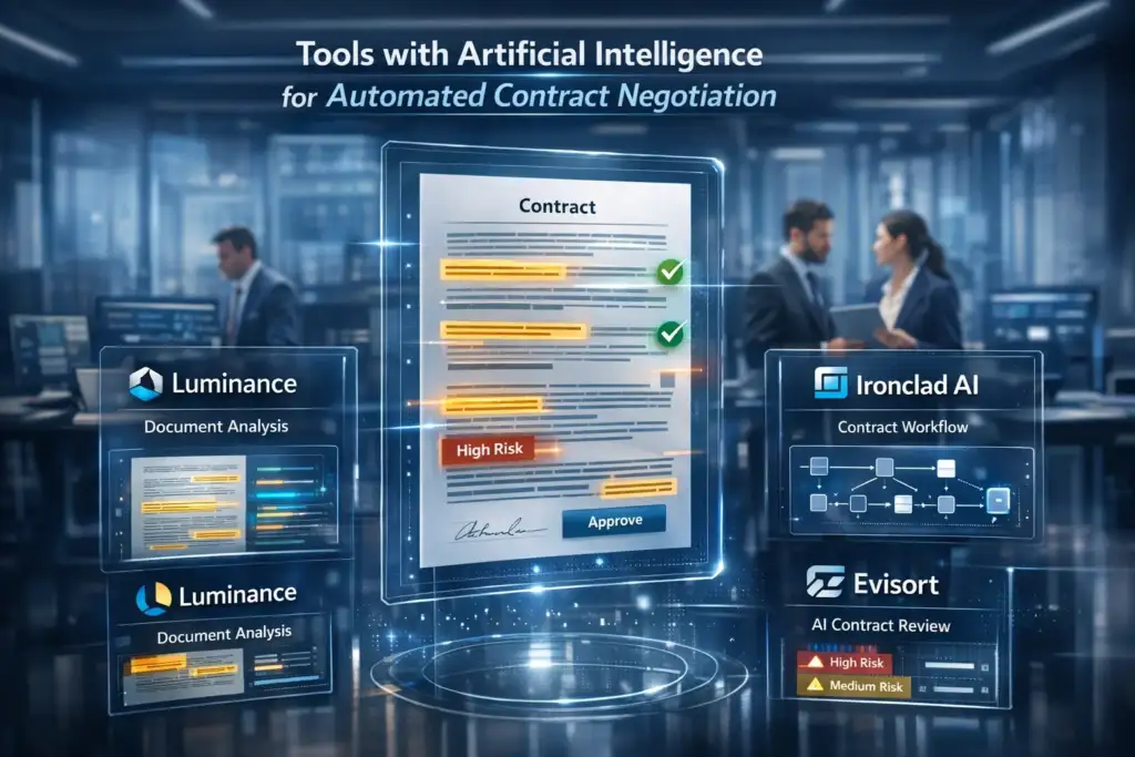 Tools with Artificial Intelligence for Automated Contract Negotiation