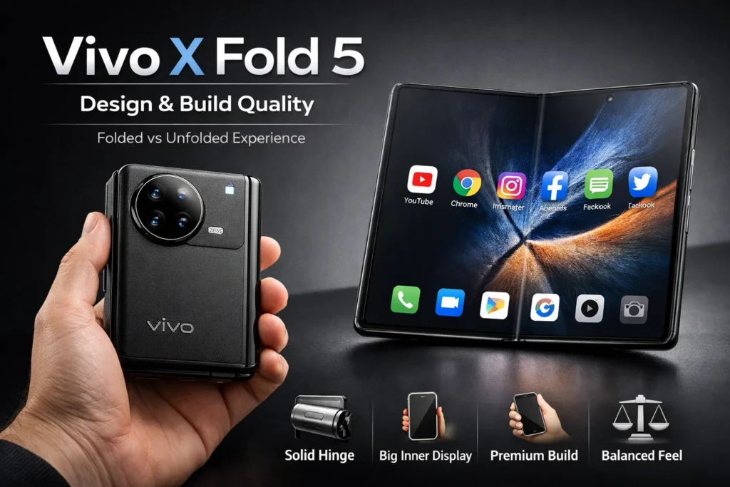 Vivo X Fold 5 Design, Build Quality