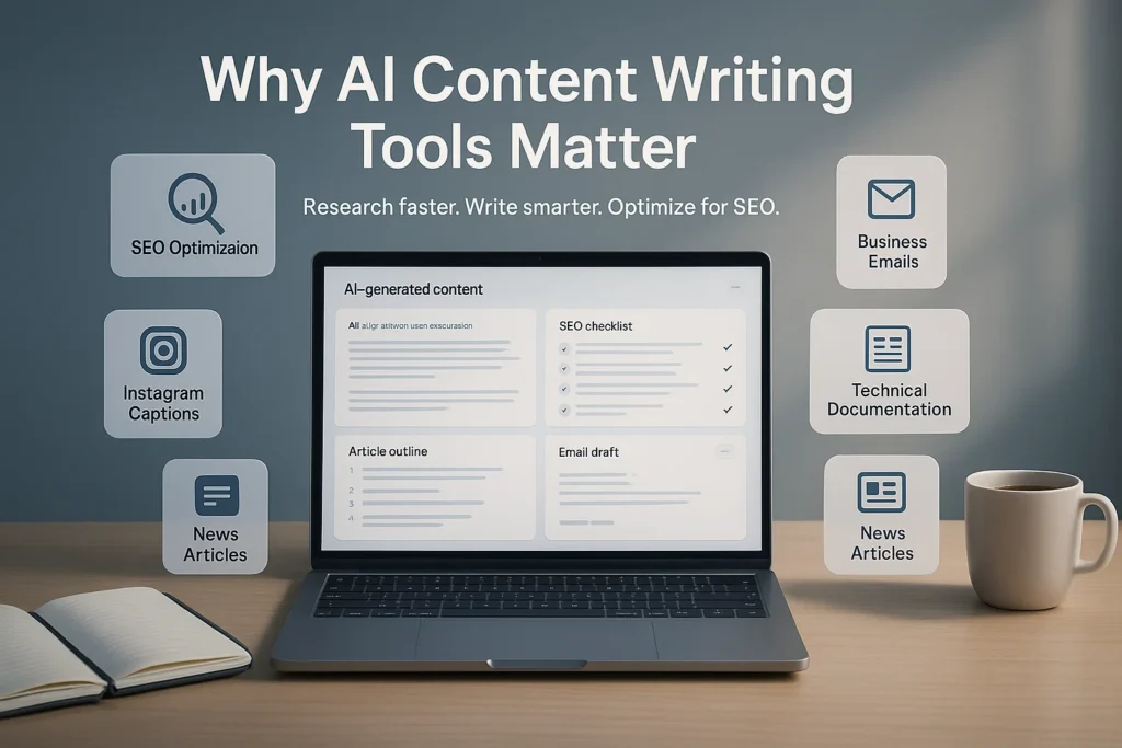 Why AI Content Writing Tools Matter Why AI Content Writing Tools Matter