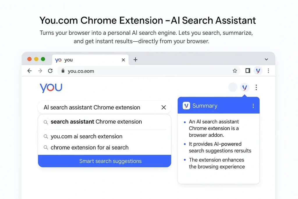 You.com Chrome Extension
