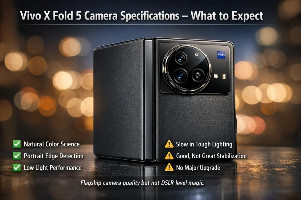 vivo x fold 5 camera specifications