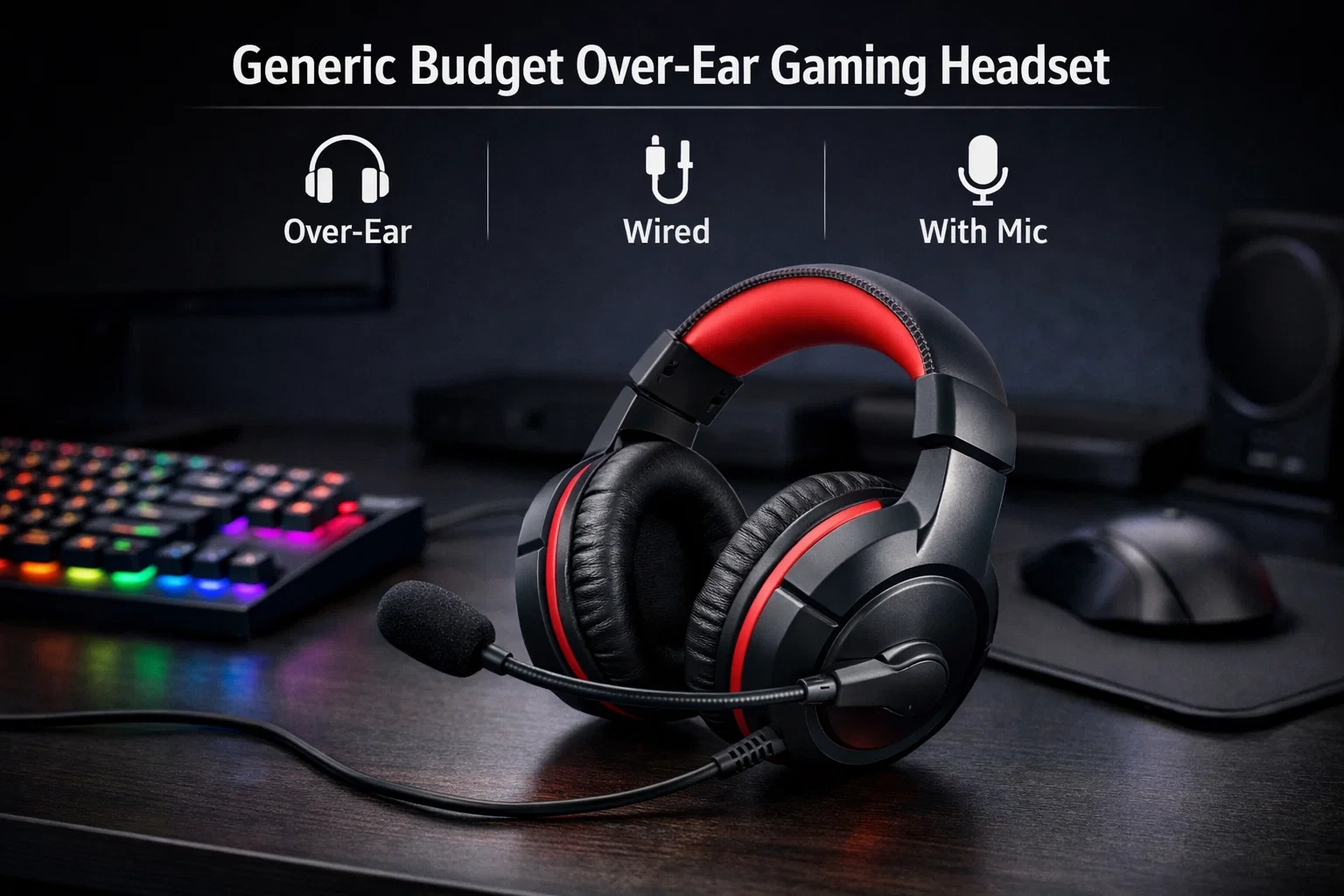 Generic Budget Over-Ear Gaming Headset