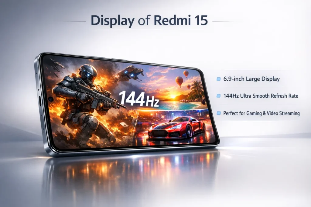 display of redmi 15 display of redmi 15