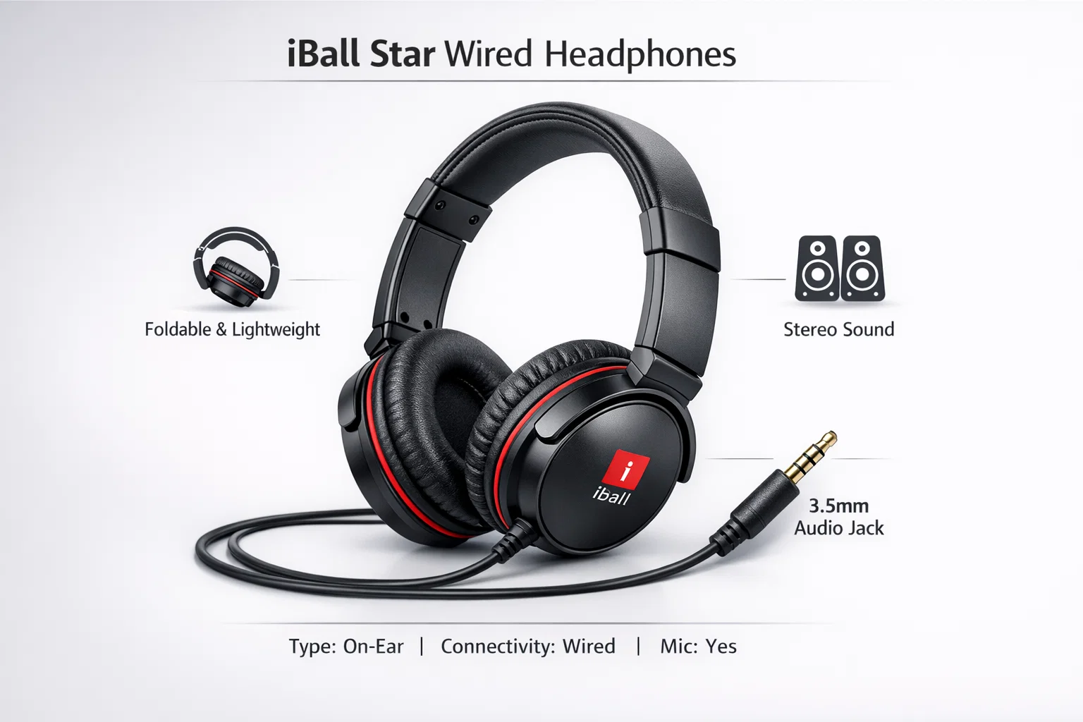 iBall Star Wired Headphones