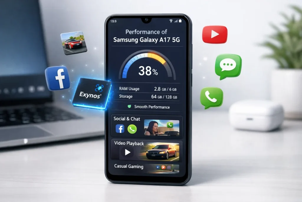 performance of samsung galaxy a17 5g performance of samsung galaxy a17 5g
