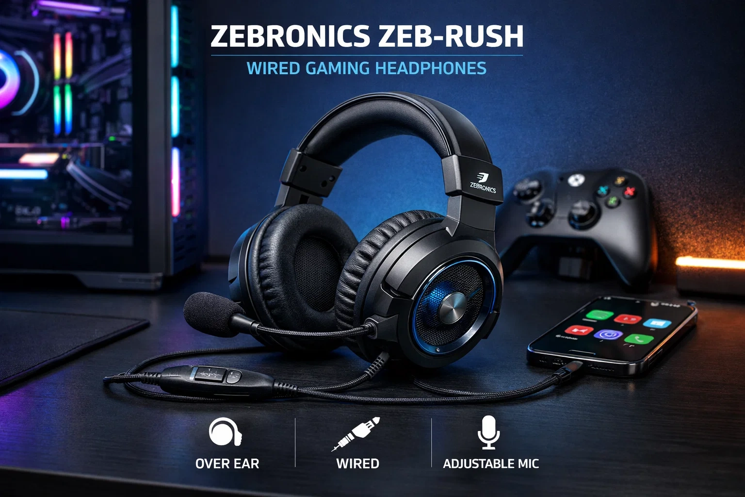 zebronics zeb rush headphones