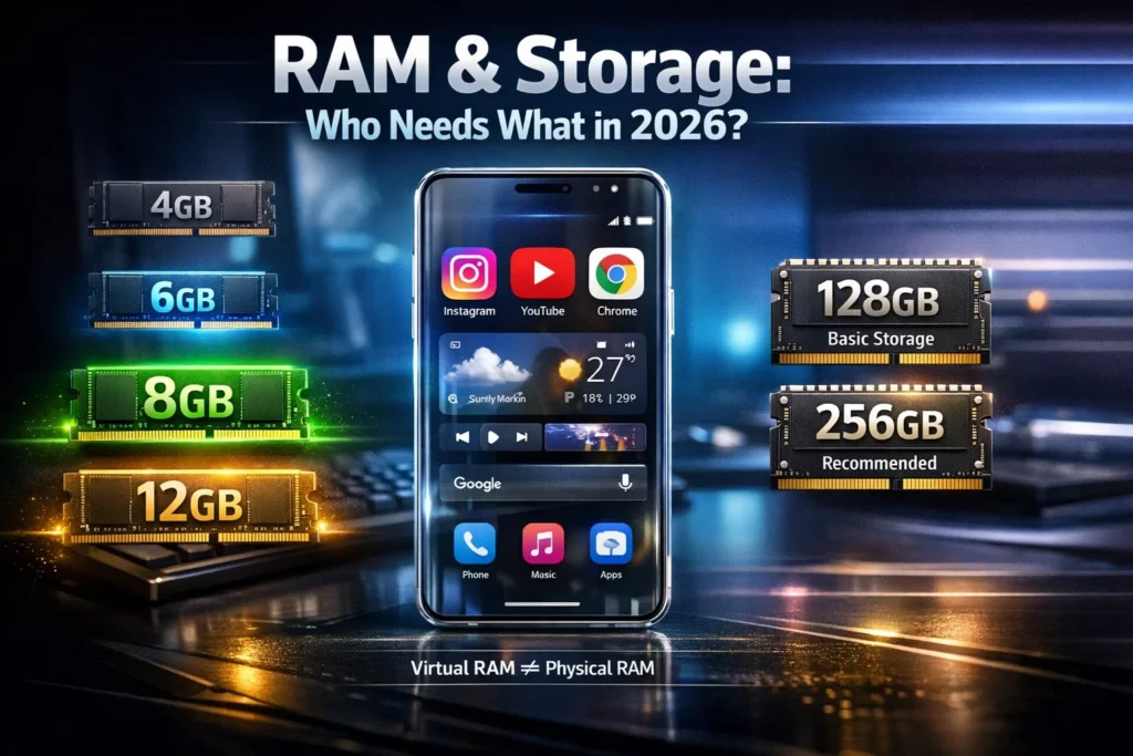 RAM & Storage Who Needs What