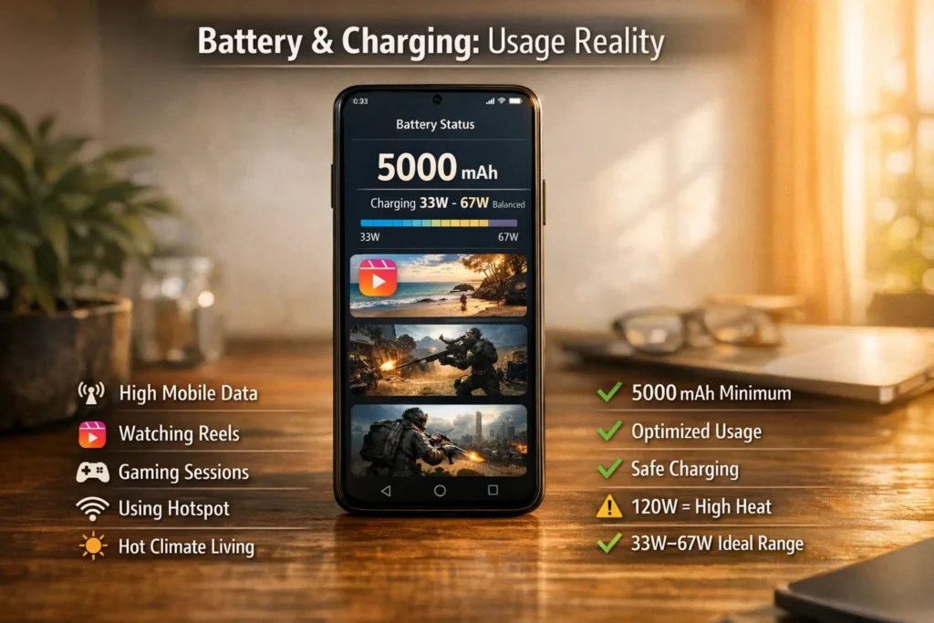 battery and charging usage reality