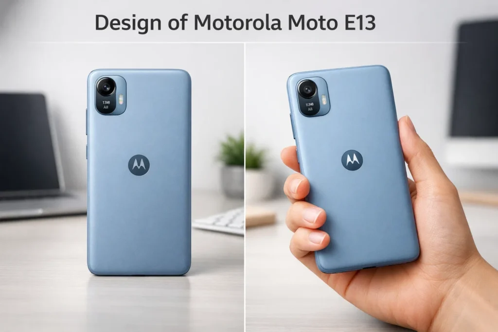 design of motorola moto e13 design of motorola moto e13