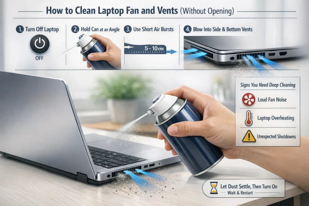how to clean laptop fans and vents without opening how to clean laptop fans and vents without opening