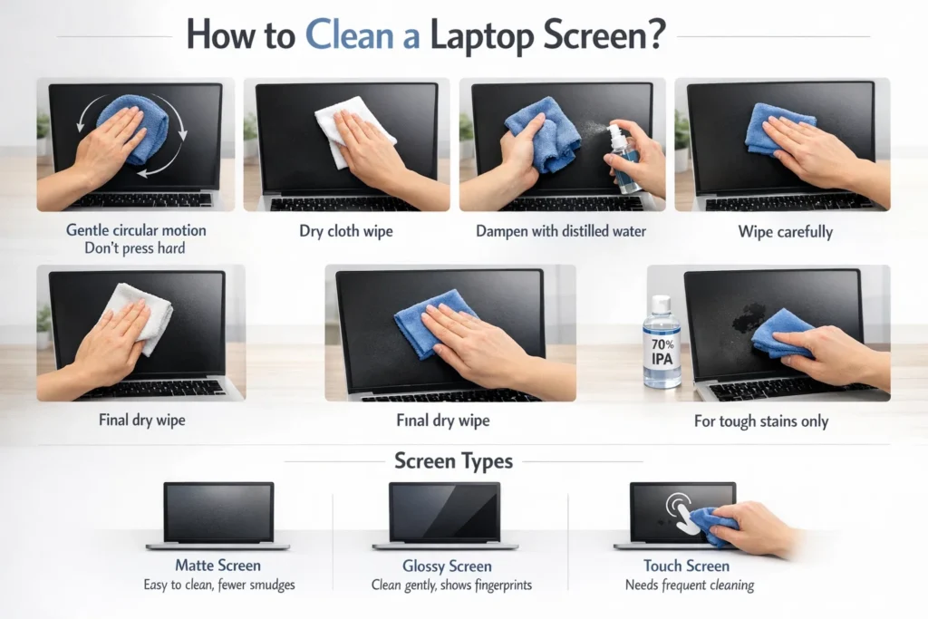 how to clean laptop screen how to clean laptop screen