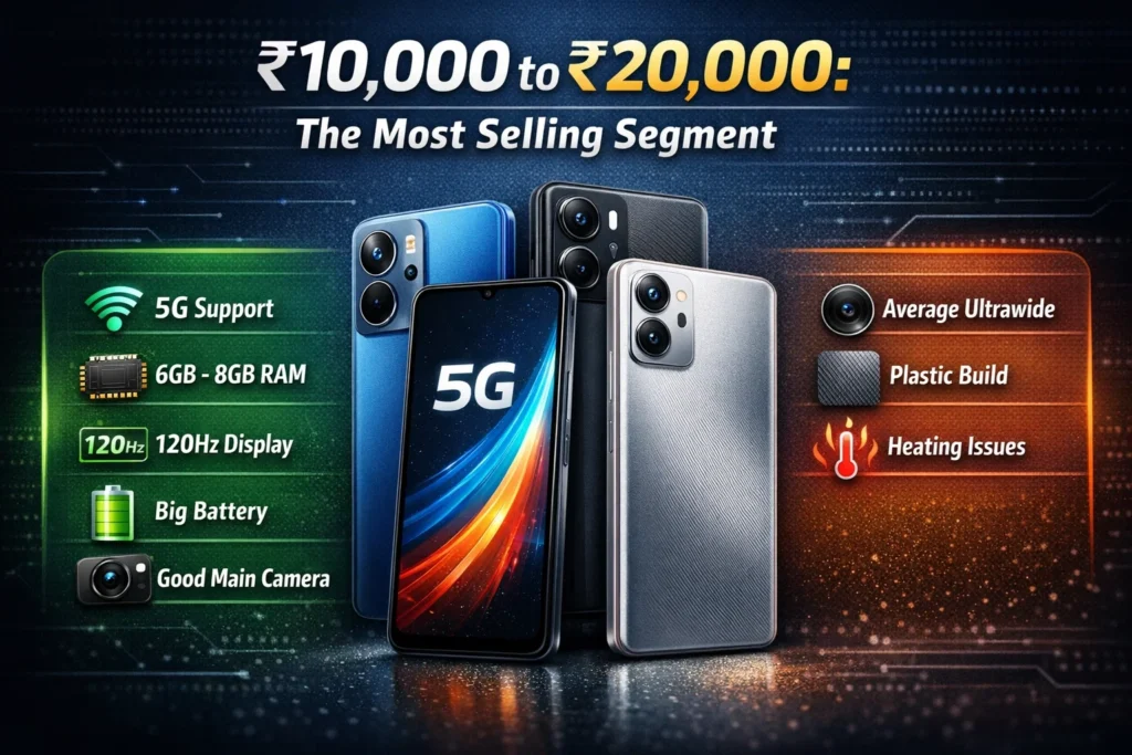 ₹10,000 to ₹20,000 The Most Selling Segment