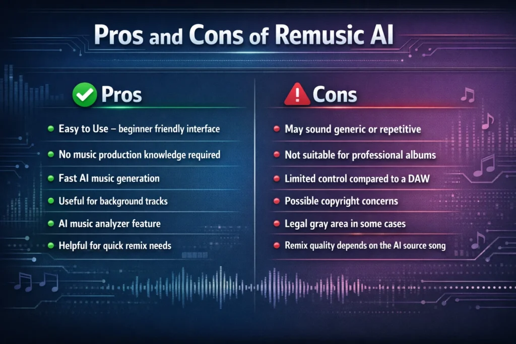 pros and cons of remusic ai pros and cons of remusic ai