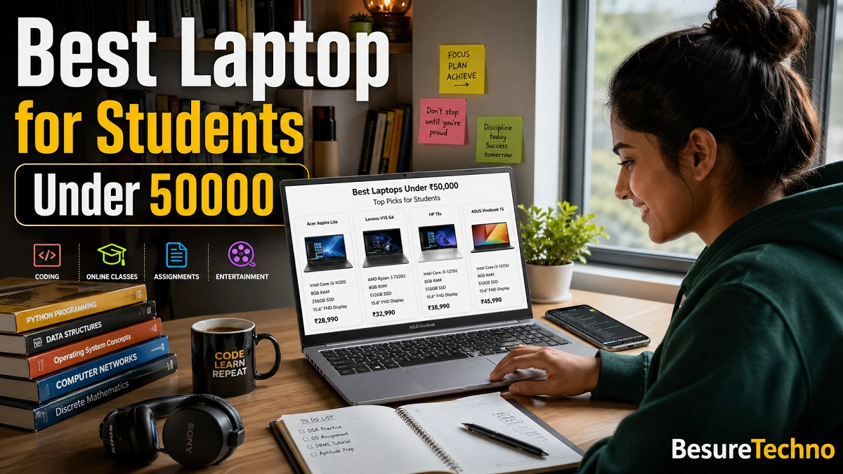 Best Laptop for Students Under 50000