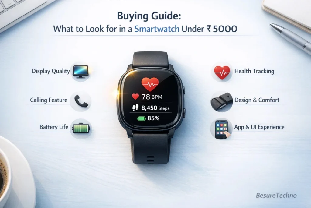 Buying Guide- What to Look for in a Smartwatch Under 5000