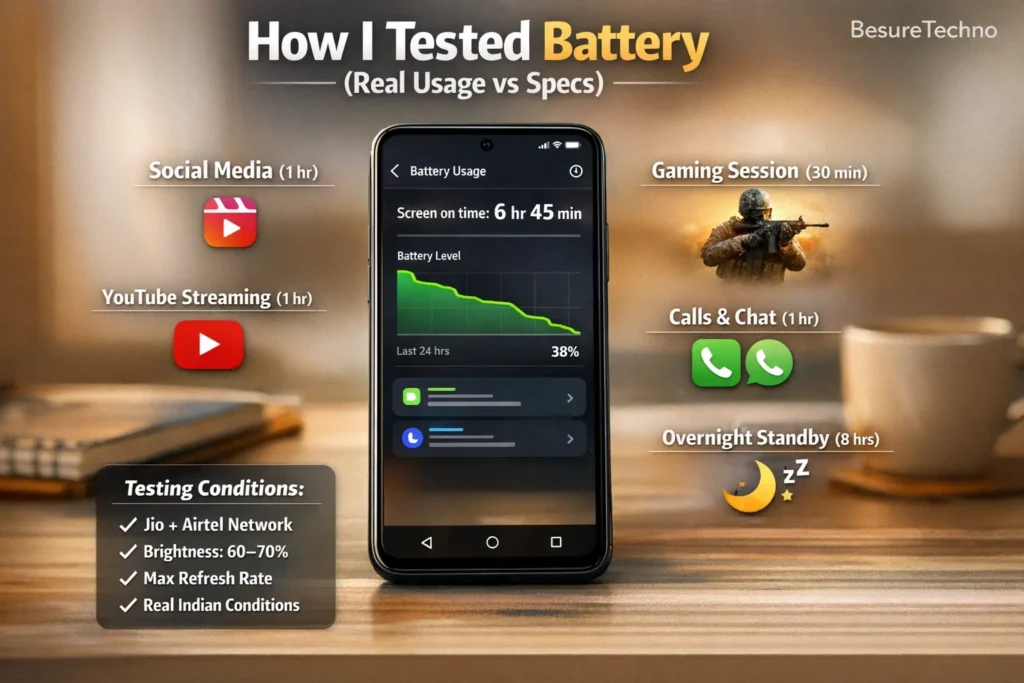 How I Tested Battery (Usage vs Specifications)