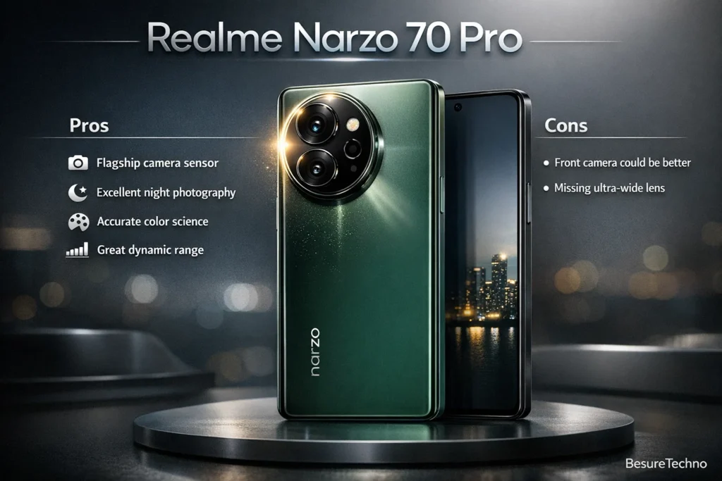Realme Narzo 70 Pro- pros and cons